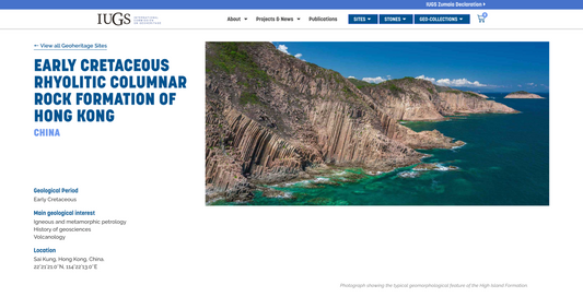 IUGS' Top 100 World Heritage Sites: High Island Supervolcano
